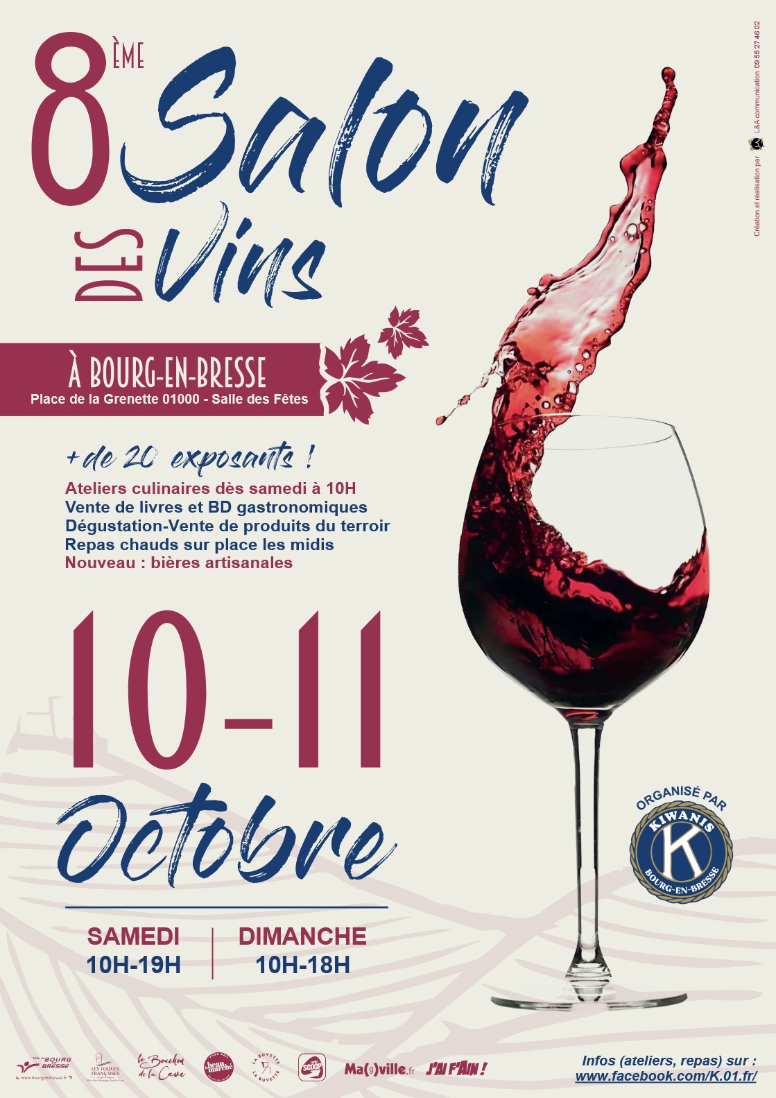 affiche salon des vins Bourg-en-Bresse 2026